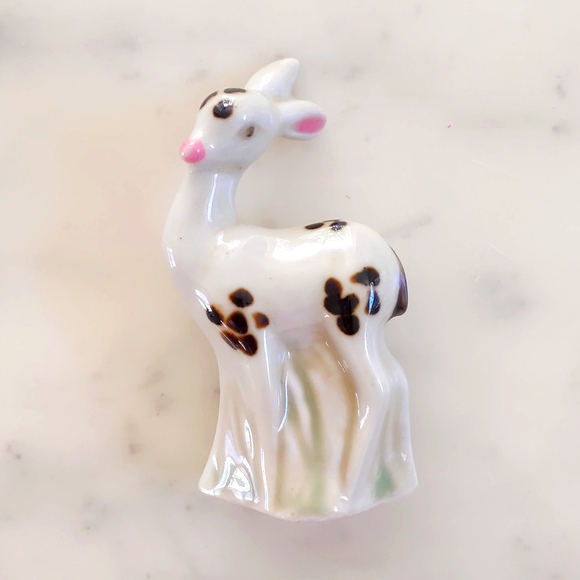 NWOT. Vintage Handmade Porcelain Ceramic Deer. - Picture 2 of 5